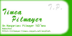 timea pilmayer business card